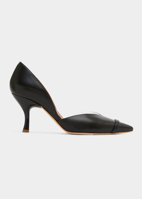 70mm Nappa Leather Pointed-Toe Pumps