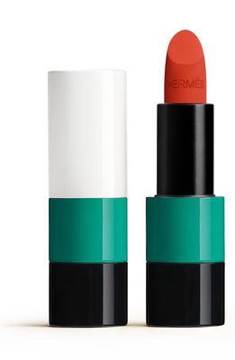71 Orange Brûlé Rouge Hermès - Limited edition matte lipstick in 71 Orange Brule