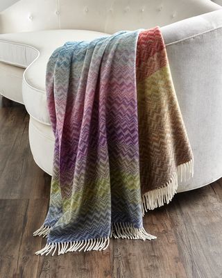 75" Bastien Wool-Blend Throw Blanket