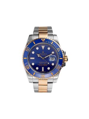 777 2012 pre-owned stainless steel Rolex Submariner Date 40mm - Blue