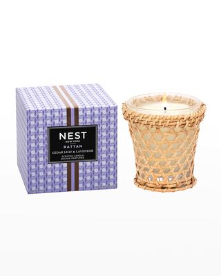 8.1 oz. Rattan Cedar Leaf & Lavender Classic Candle