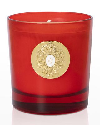 8.81 oz. Tuttle Red Glass Candle