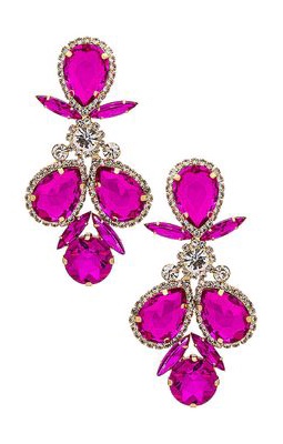 8 Other Reasons Darcy Earrings in Pink.