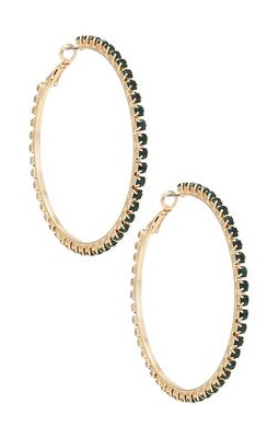8 Other Reasons Goddess Hoops in Green.
