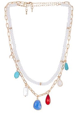 8 Other Reasons Good Vibes Necklace in Ivory.