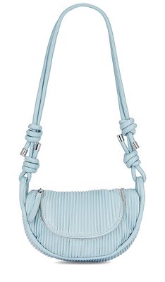 8 Other Reasons Knotted Shoulder Bag in Baby Blue.