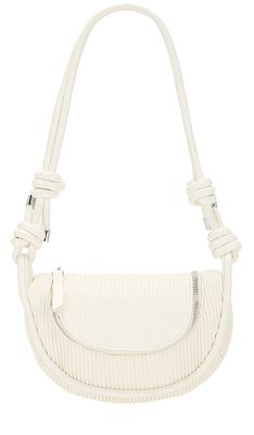8 Other Reasons Knotted Shoulder Bag in Ivory.