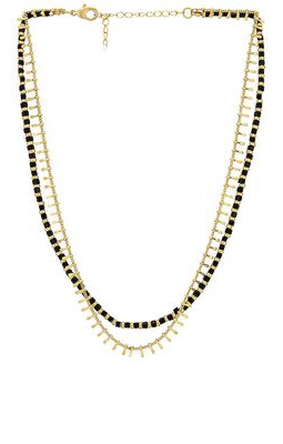 8 Other Reasons Simplicity Necklace in Metallic Gold.
