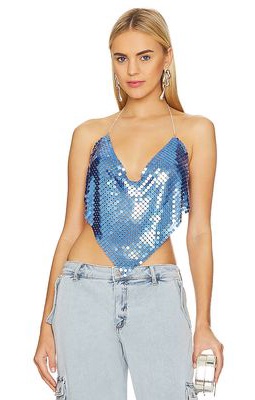 8 Other Reasons x REVOLVE Chain Top in Blue.