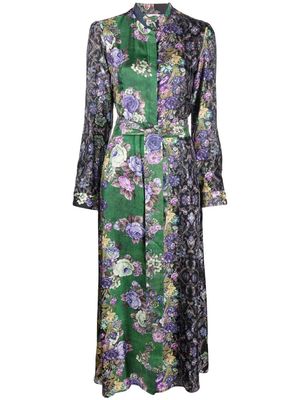 813 Alabama floral-print dress - Green