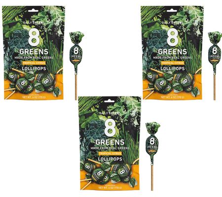 8Greens Lollipops Made From Real Greens 30- servings