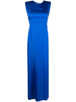 8pm cut-out side-slit dress - Blue