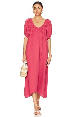 9 Seed Sandhill Cove Maxi Dress in Coral