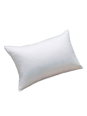 90% Goose Down Pillow - White Blue - Size Standard - White Blue - Size Standard