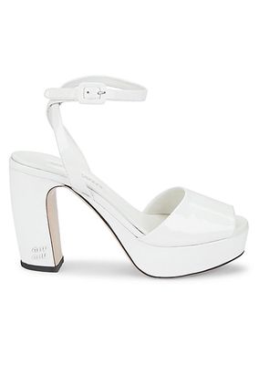 95MM Banana-Heel Platform Sandals