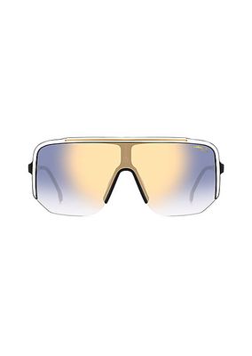 99MM Semi-Rimless Mask Sunglasses
