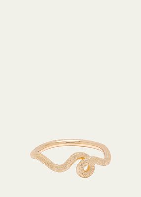 9K Touch of Gold Wave Ring