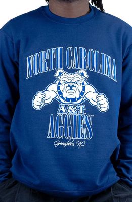 9tofive Aggies Crewneck Sweatshirt in Navy