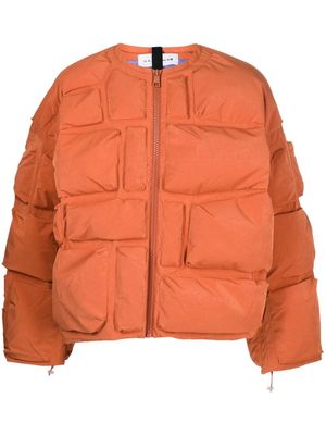 A.A. Spectrum collarless padded down jacket - Orange
