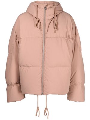 A.A. Spectrum zip-up padded down jacket - Brown