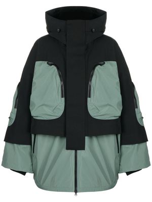 A.A. Spectrum zip-up padded down jacket - Green