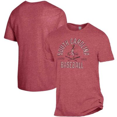A AND A GLOBAL Men's Garnet South Carolina Gamecocks Vault Baseball T-Shirt