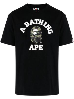 A BATHING APE® 1st Camo College cotton T-shirt - Black