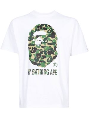 A BATHING APE® ABC Camo By Bathing Ape T-shirt - White