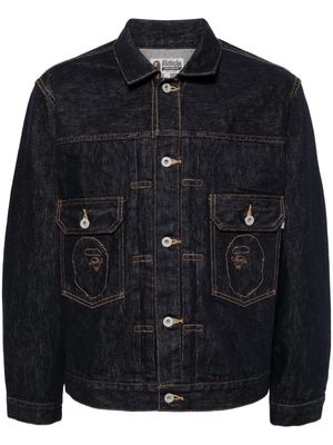 A BATHING APE® Ape Head denim jacket - Blue