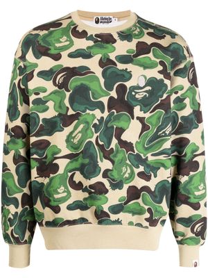 A BATHING APE® Art Camo-print sweatshirt - Green