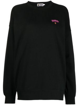A BATHING APE® BabyMilo print cotton sweatshirt - Black