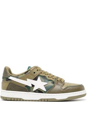 A BATHING APE® BAPE Sk8 Sta #2 lace-up sneakers - Green