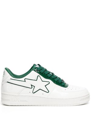A BATHING APE® Bape Sta #8 M1 leather sneakers - White