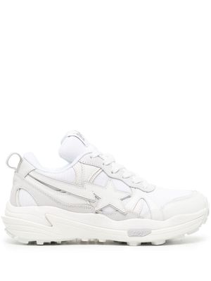 A BATHING APE® chunky-sole lace-up sneakers - White