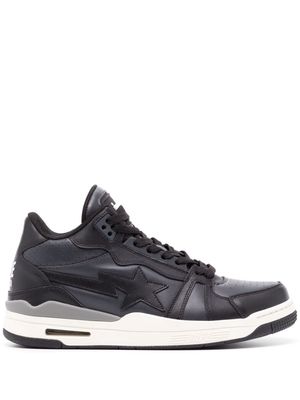 A BATHING APE® Clutch STA #1 leather sneakers - Black