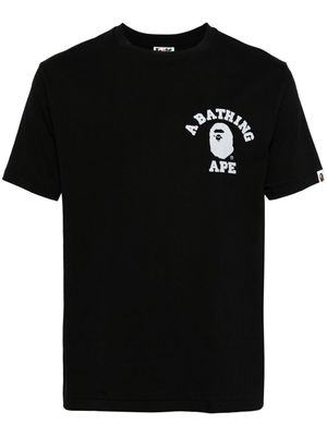 A BATHING APE® College Camo ATS-print T-shirt - Black