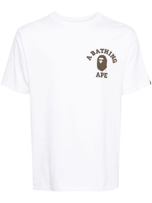 A BATHING APE® College Camo ATS-print T-shirt - White