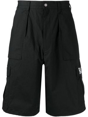 A BATHING APE® cotton-blend cargo shorts - Black