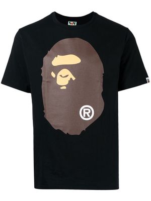 A BATHING APE® Gorilla logo cotton T-shirt - Black
