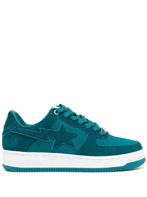 A BATHING APE® lace-up low-top sneakers - Green