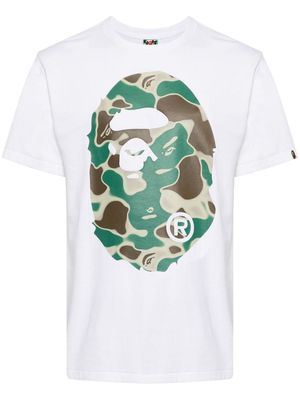 A BATHING APE® Liquid Camo Big Ape-print T-shirt - White