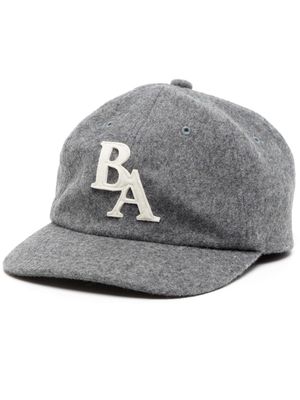 A BATHING APE® logo appliqué cap - Grey