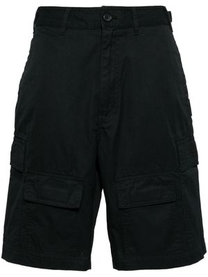 A BATHING APE® logo-embossed cargo shorts - Black