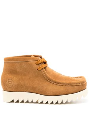 A BATHING APE® Manhunt M2 suede boots - Brown