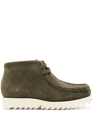 A BATHING APE® Manhunt M2 suede boots - Green