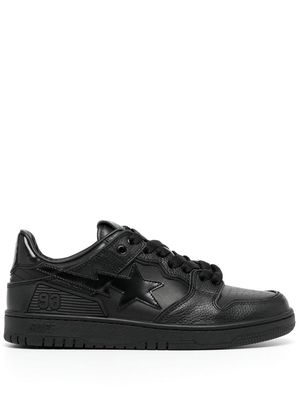 A BATHING APE® panelled low-top sneakers - Black