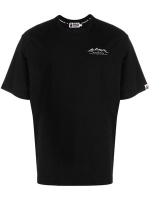 A BATHING APE® Reflector cotton T-shirt - Black