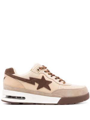 A BATHING APE® Road STA #1 leather sneakers - Brown
