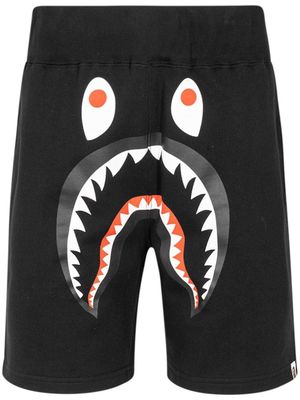 A BATHING APE® Shark track shorts - Black
