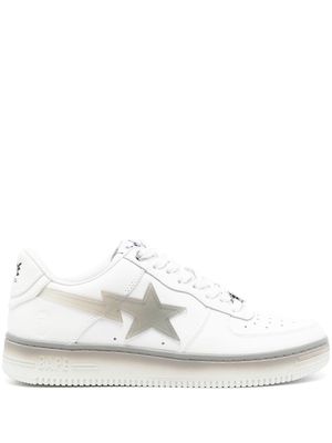 A BATHING APE® Sta #5 lace-up sneakers - White